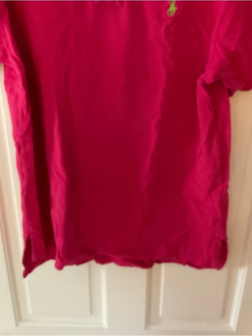 Vintage Polo Ralph Lauren Shirt Pink Short Sleeve Pony Men’s L Preppy Heritage